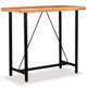 Table haute mange debout bar bistrot bois massif de sesham - 120cm