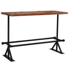 Table haute bar bois rÃ©cupÃ©ration 150cm