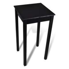 Table haute bar noir 107cm