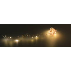 Luxform Lighting Guirlande lumineuse à LED sur pile PS160 Transparent