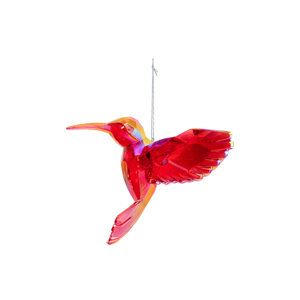 Suspension de Noël : colibri rouge