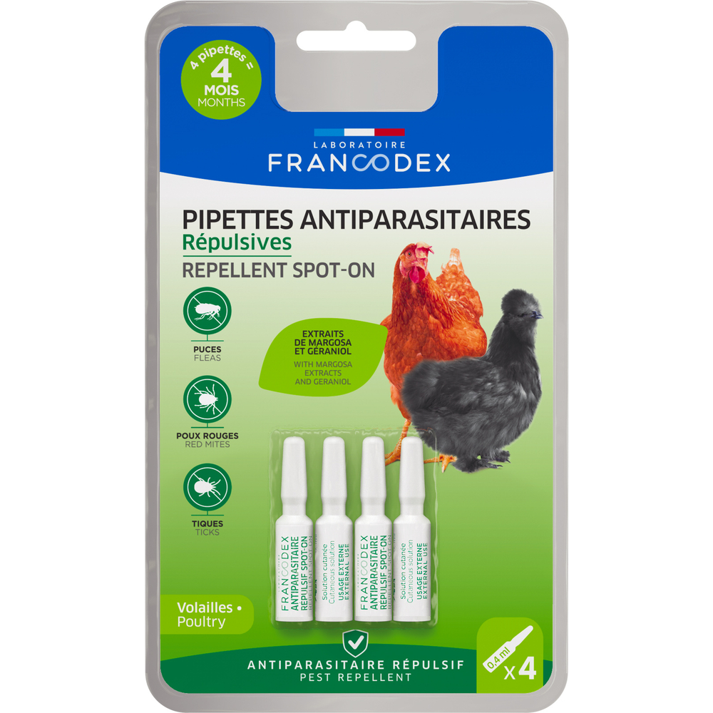 PIPETT INSECTIFUG VOLAILLES X4-(896958)