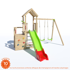 Aire de jeux en bois Ultra Xplorer pour 8 enfants