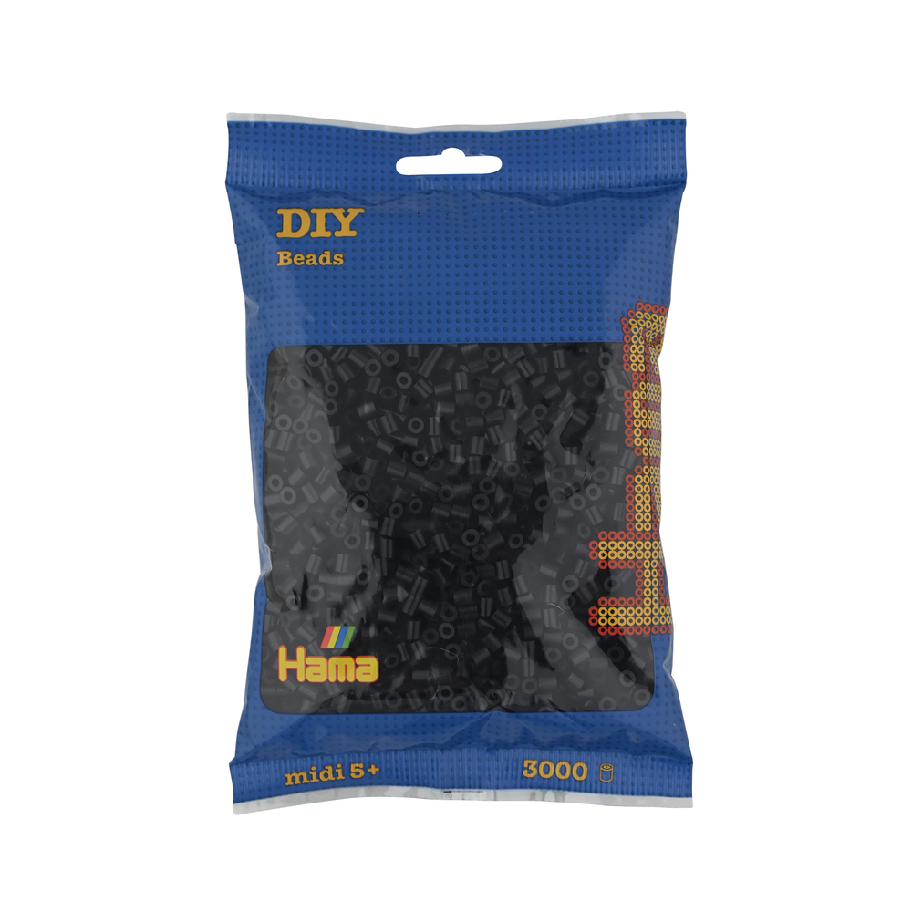 Jeu créatif-Midi Sachet 3000 perles Noir