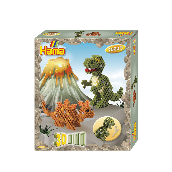 Boîte de création de dinosaures 3D en perles