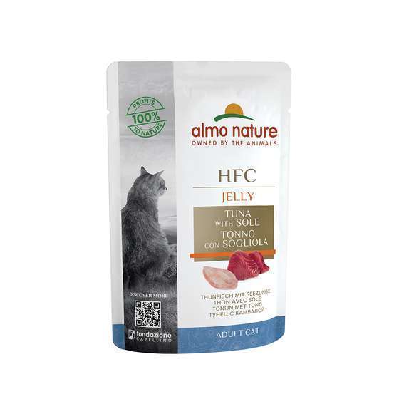 Pâtée HFC thon avec sole pour chat 55g
