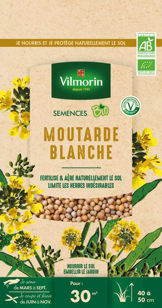 Poudre Moutarde blanche - Bioflore - Beauté 