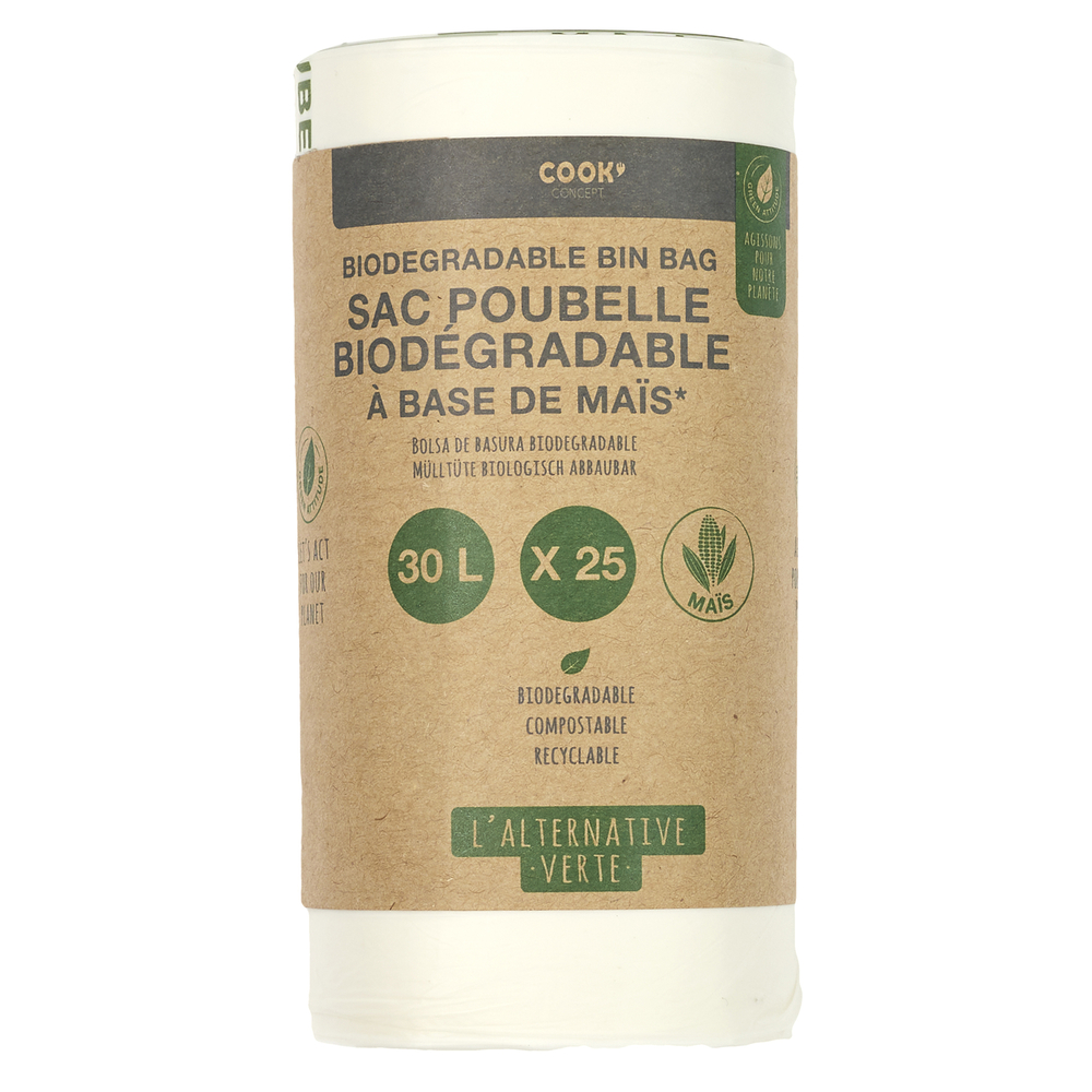 SAC POUB. BIODEGRABLE 30L X25-(909077)