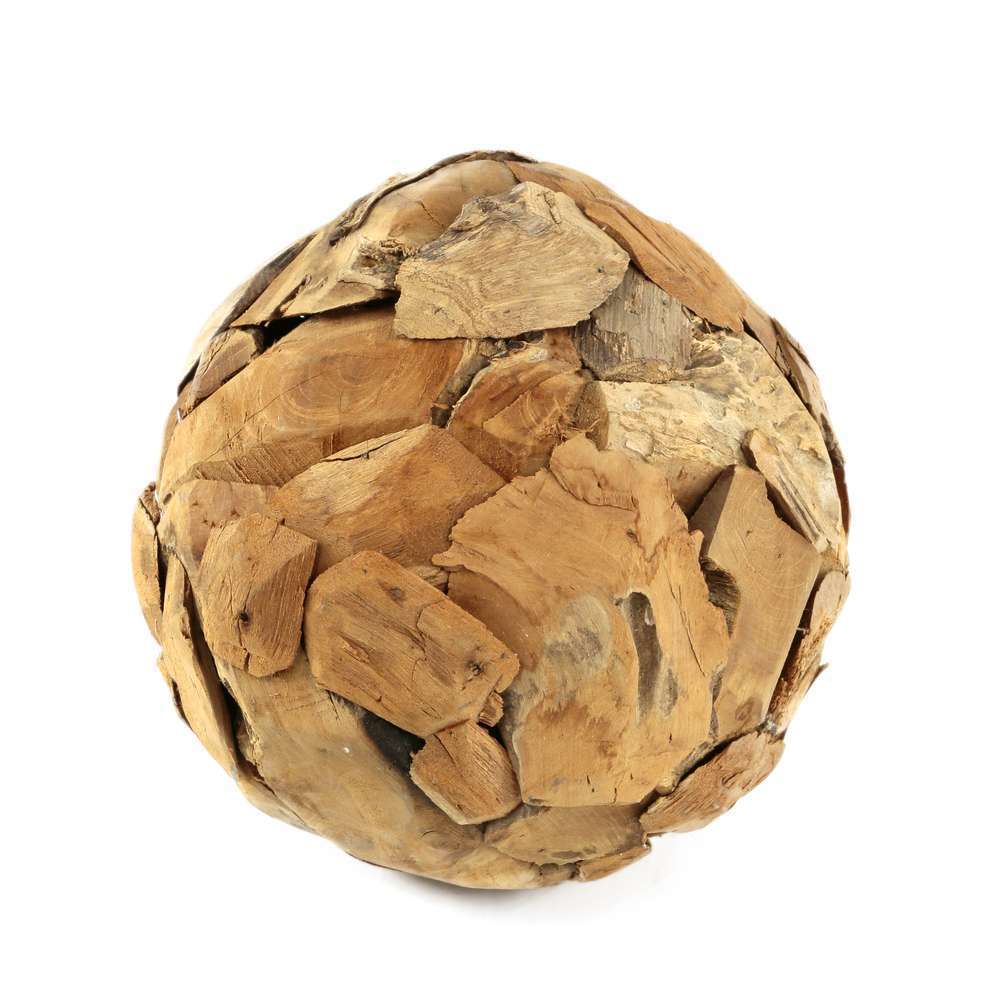 Sphère teck H. 30 cm