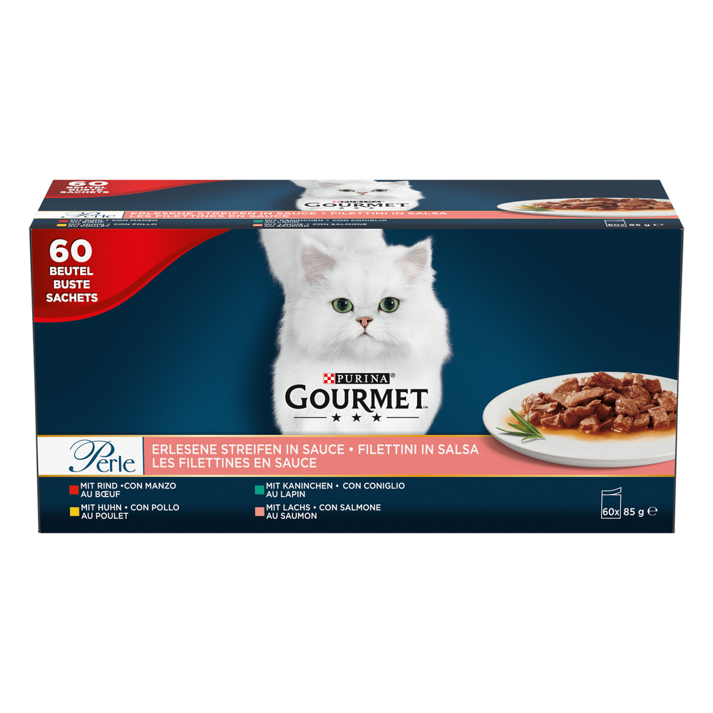 Filettines en Sauce Chat Gourmet - 60x85g