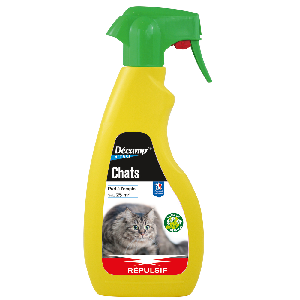Répulsif chats pulvérisateur 500 ml