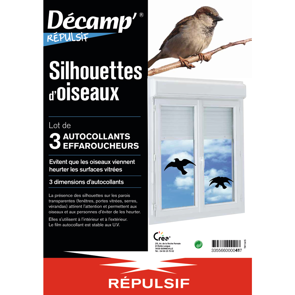 EFFAROUCHEUR OISEAUX DECAMP-(912451)