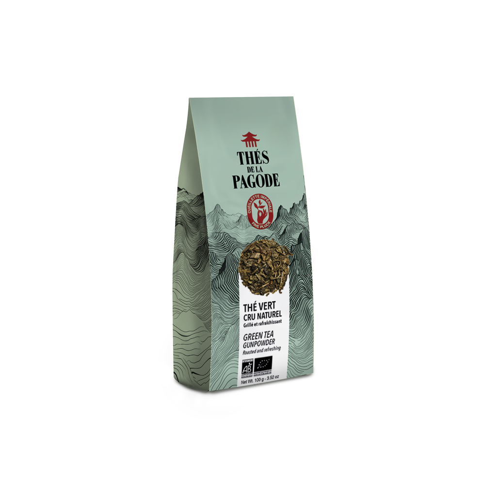 Thé vert cru naturel bio 100g