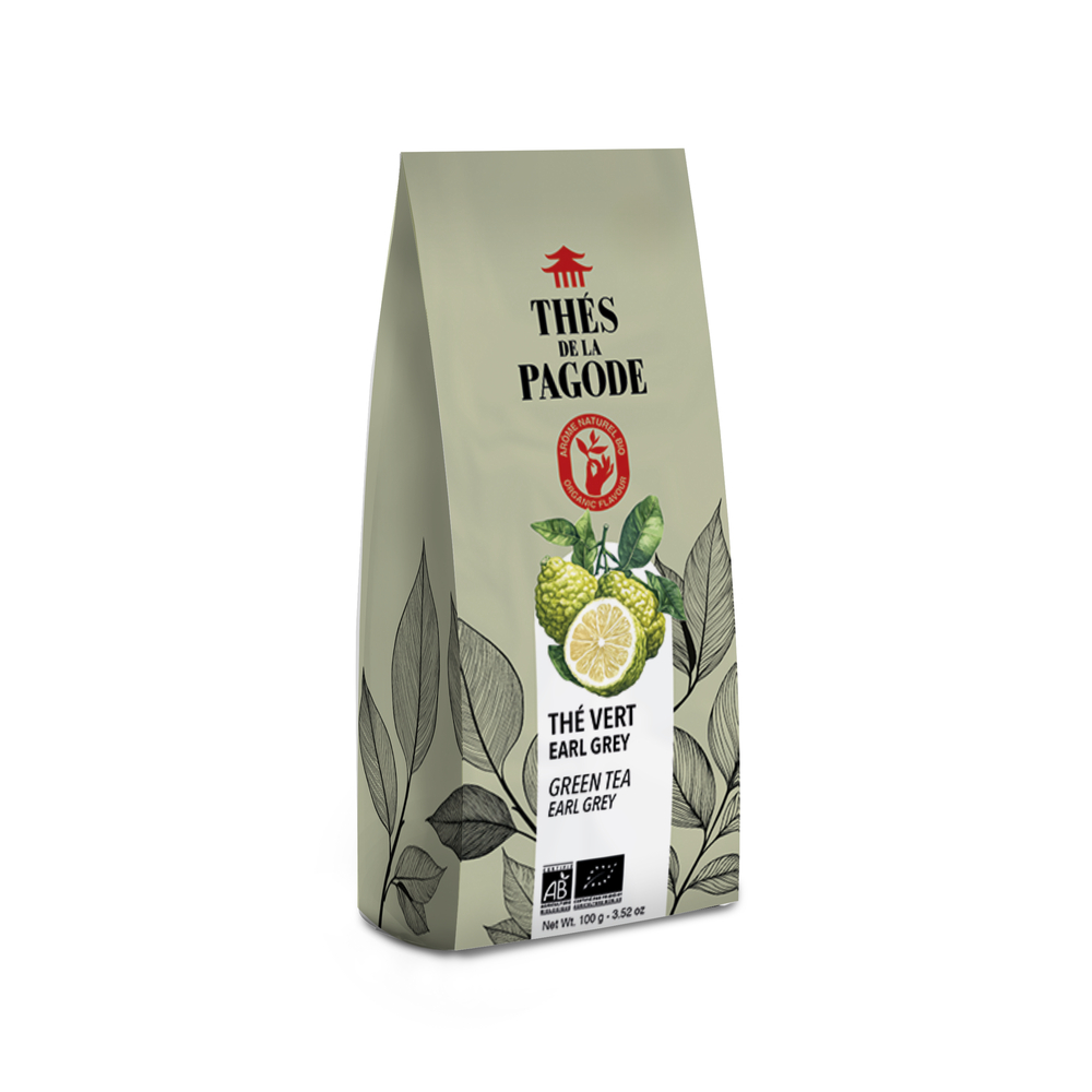 Thé vert Earl Grey bio 100g