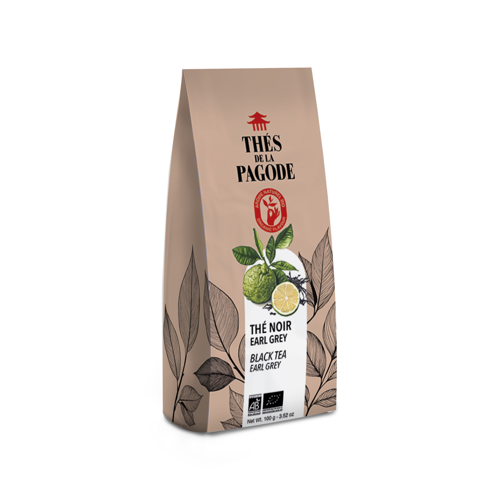 Thé noir earl grey bio 100g