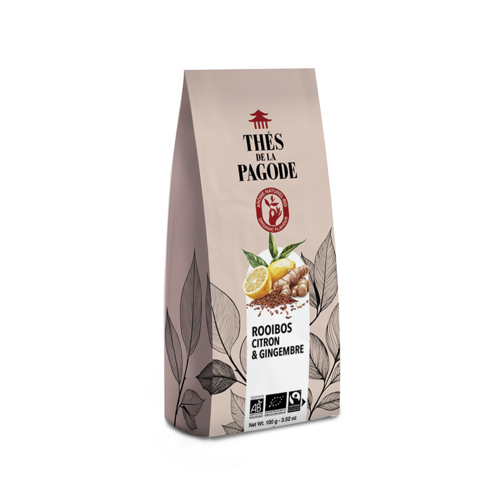 Thé Rooibos citron gingembre bio 100g