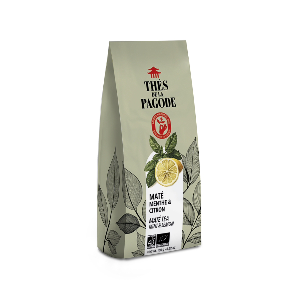 Thé Maté menthe citron bio 100g