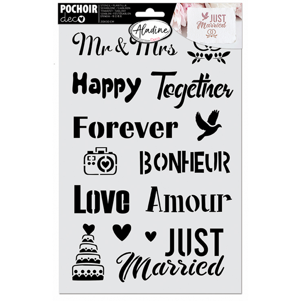 POCHOIR DECO LOVE-(913620)