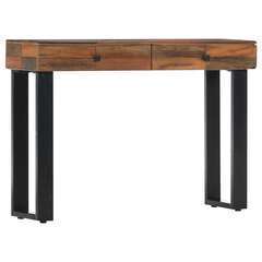 Table console Bois de récupération massif - 110x30x76cm