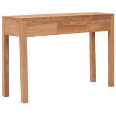 Table console Bois de teck solide - 110x35x75cm