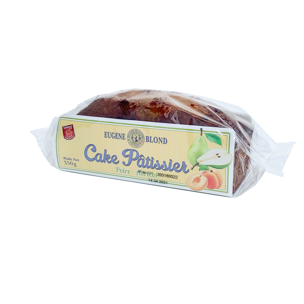 Cake pâtissier poire abricot 350g
