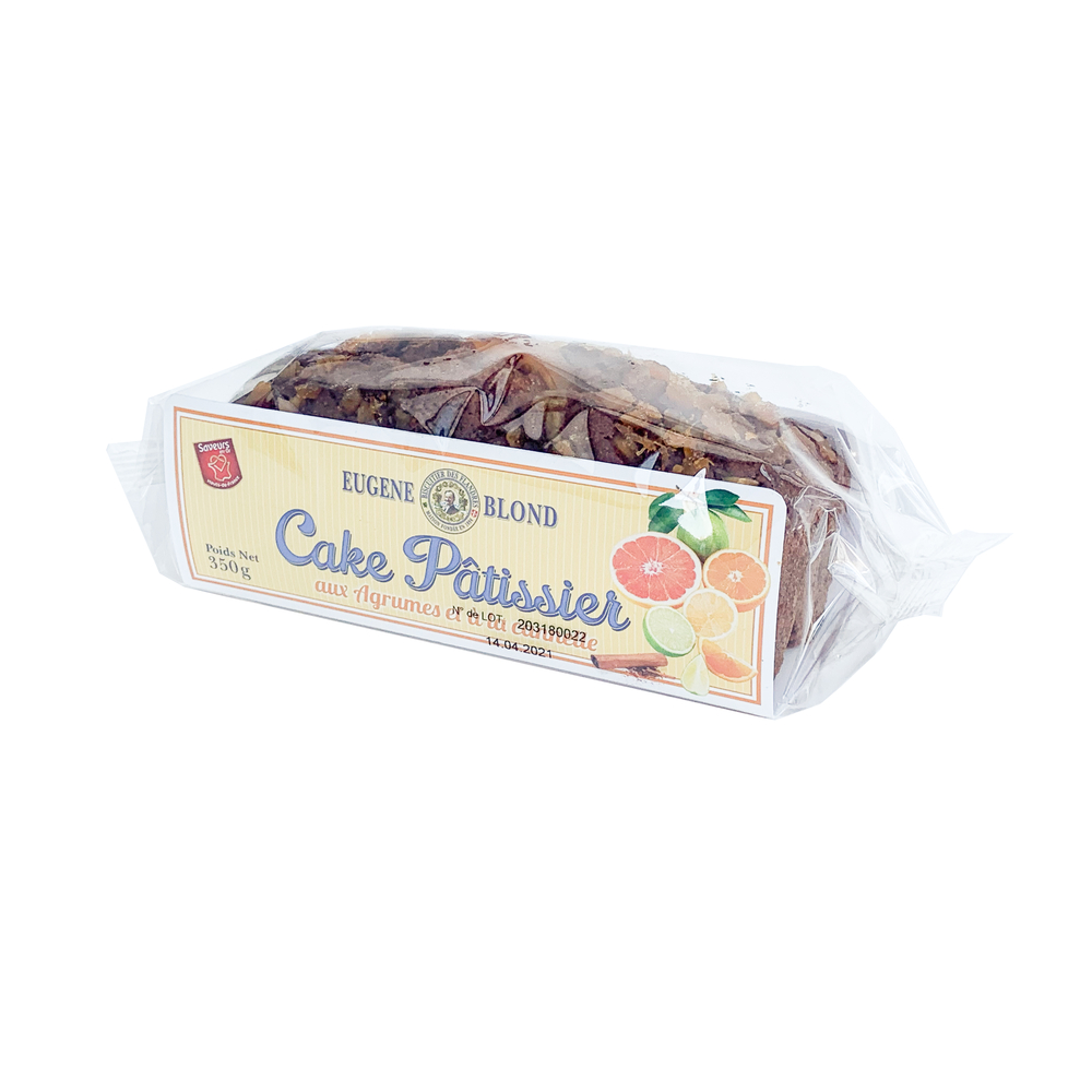 Cake pâtissier aux agrumes et à la canelle 350g