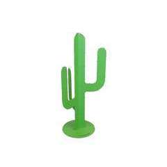 Cactus en métal pour l'extérieur haut.1,15 mètre - vert