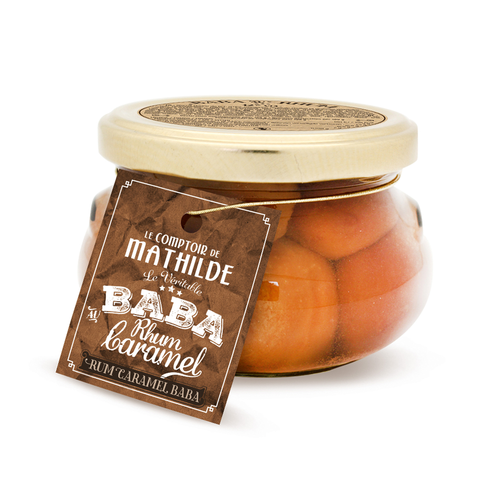 Baba au rhum saveur caramel 320g