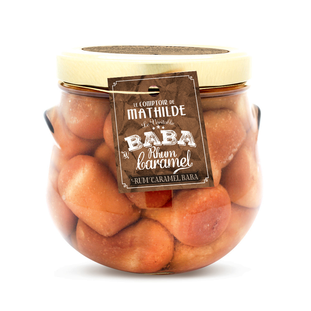 Baba au rhum saveur caramel 760g