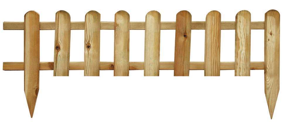 Bordure MINI VALLA rainure en bois traité autoclave, H.28 - 45x109 cm