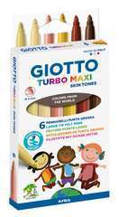 Feutres giotto turbo maxi skin tones etui x6 Giotto