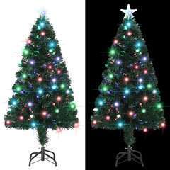 Sapin de Noël artificiel et support/LED 120 cm 135 branches
