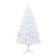 Sapin de Noël artificiel avec branches épaisses Blanc 180cm PVC