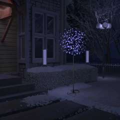 Sapin de Noël 200 LED blanc bleu Cerisier en fleurs 180 cm