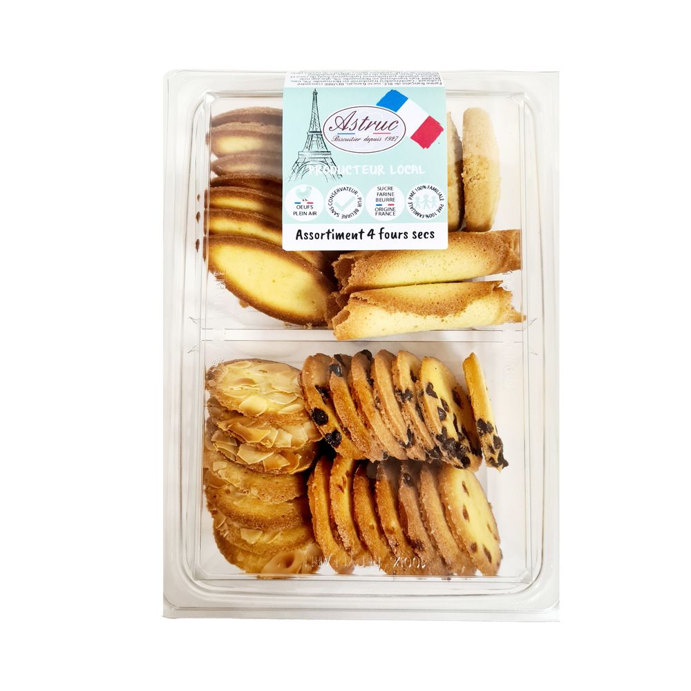 Assortiment 4 fours secs - 250g