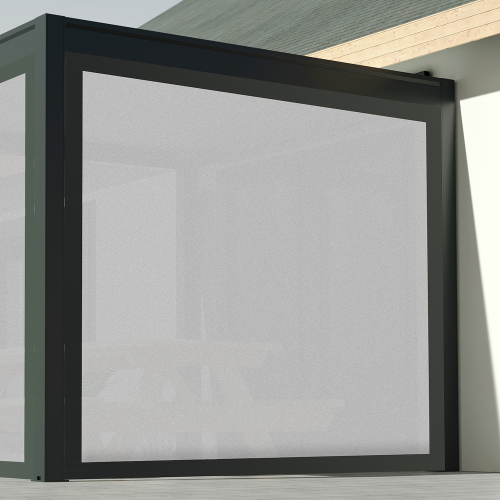 Store faÃ§ade gris mur gris 3 m