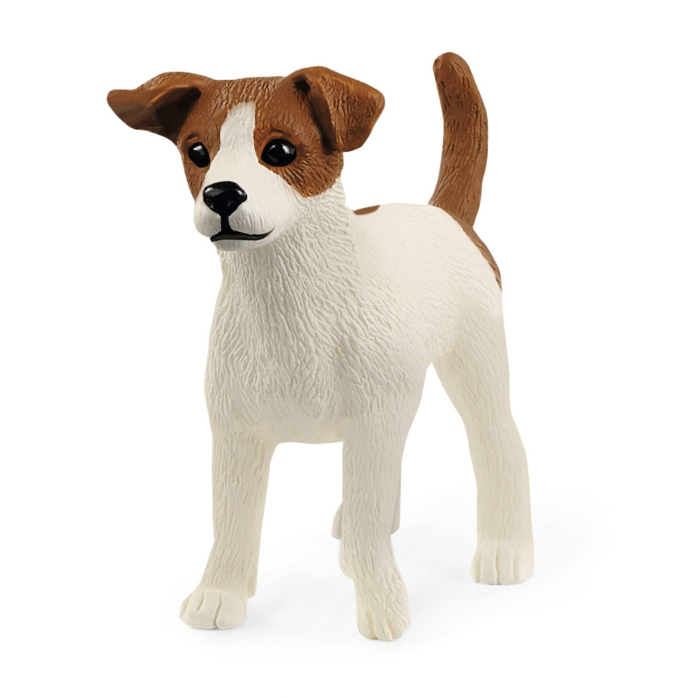 Figurine jack russell terrier en plastique