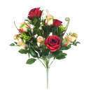 Bouquet artificiel rose Fleurettes 16 tiges