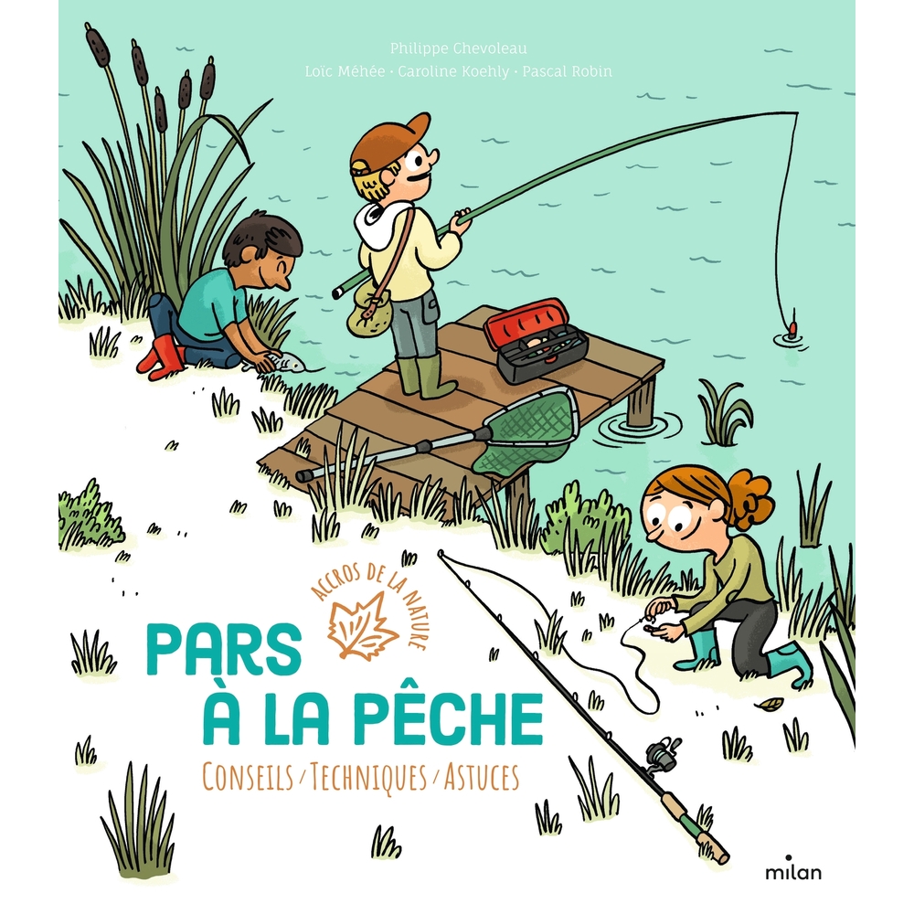 Livre pour enfant, pars à la pêche