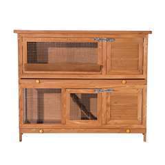 Cage multifonctionnelle en bois de pin 120x48x100 cm