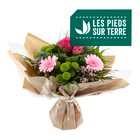 Bouquet Bulle Coeur ''Fleurs de France''