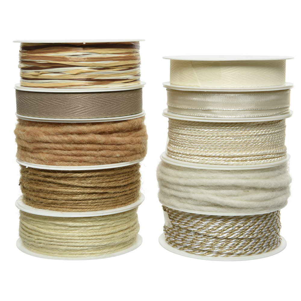 RUBAN POLY 400X0.50X0.30 CREME-(935073)