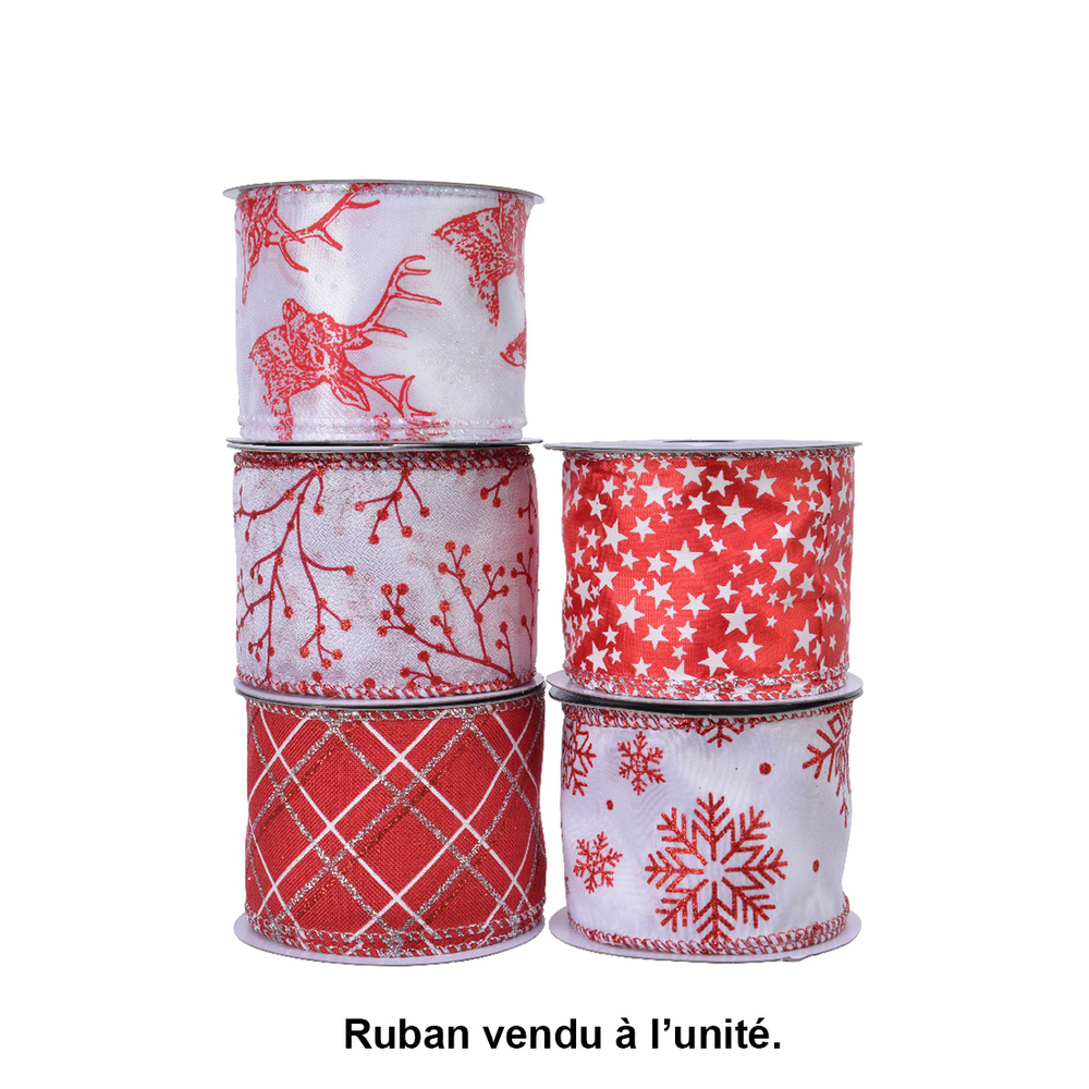 RUBAN DECO POLY RGE/BL 270CM-(935923)