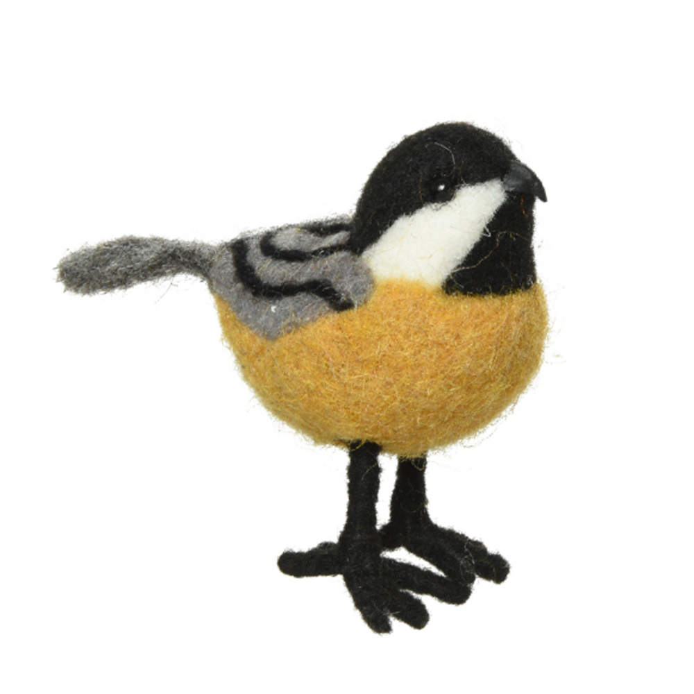 Oiseau Laine A Suspendre 7 Cm Multicolor