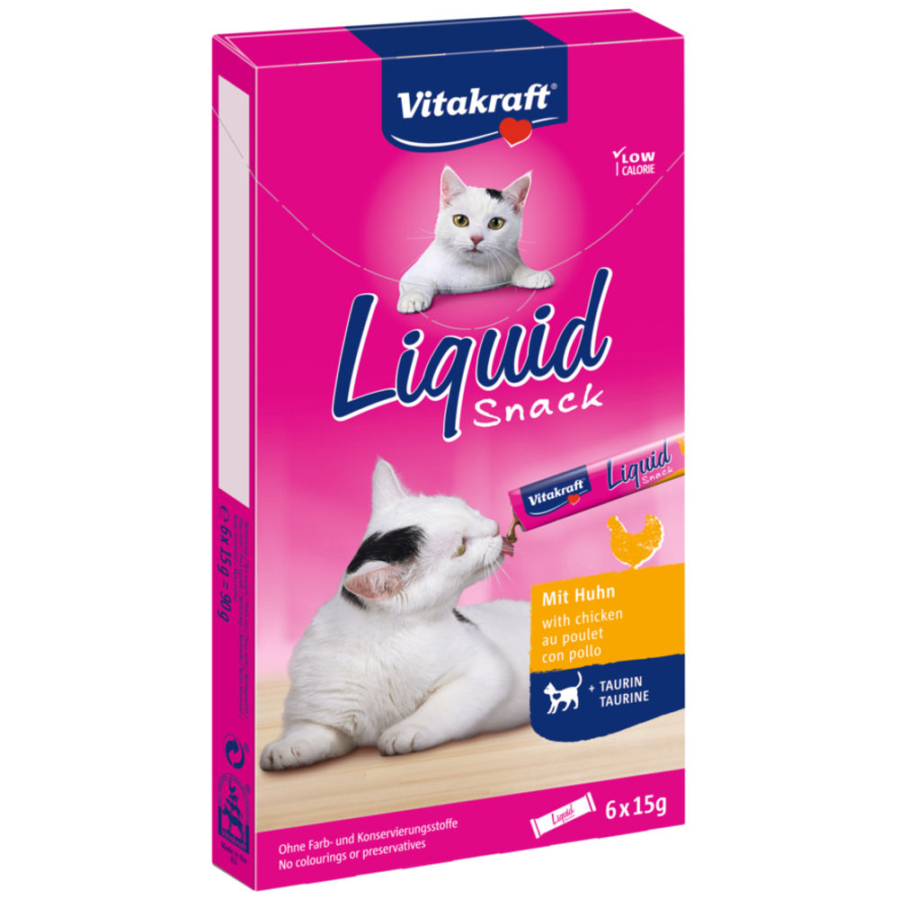LIQUID SNACK CHAT TAURIN 6X15G-(936111)
