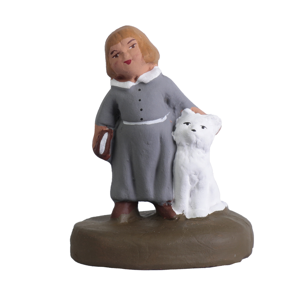 PETITE FILLE AU CHAT-(936523)