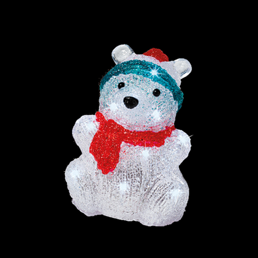 Décoration lumineuse acrylique 16 cm