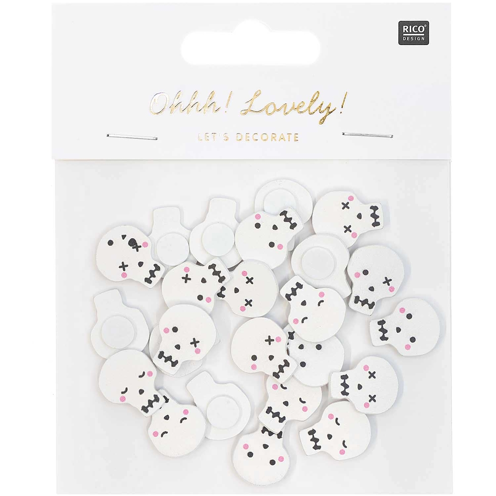 AUTOC. TETE DE MORT MIXE BOIS-(937705)