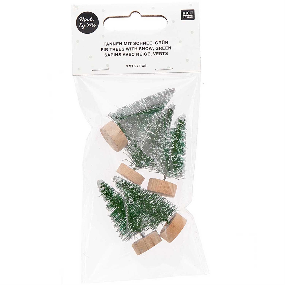 SAPINS VERTS 5CM 5PCS-(937712)