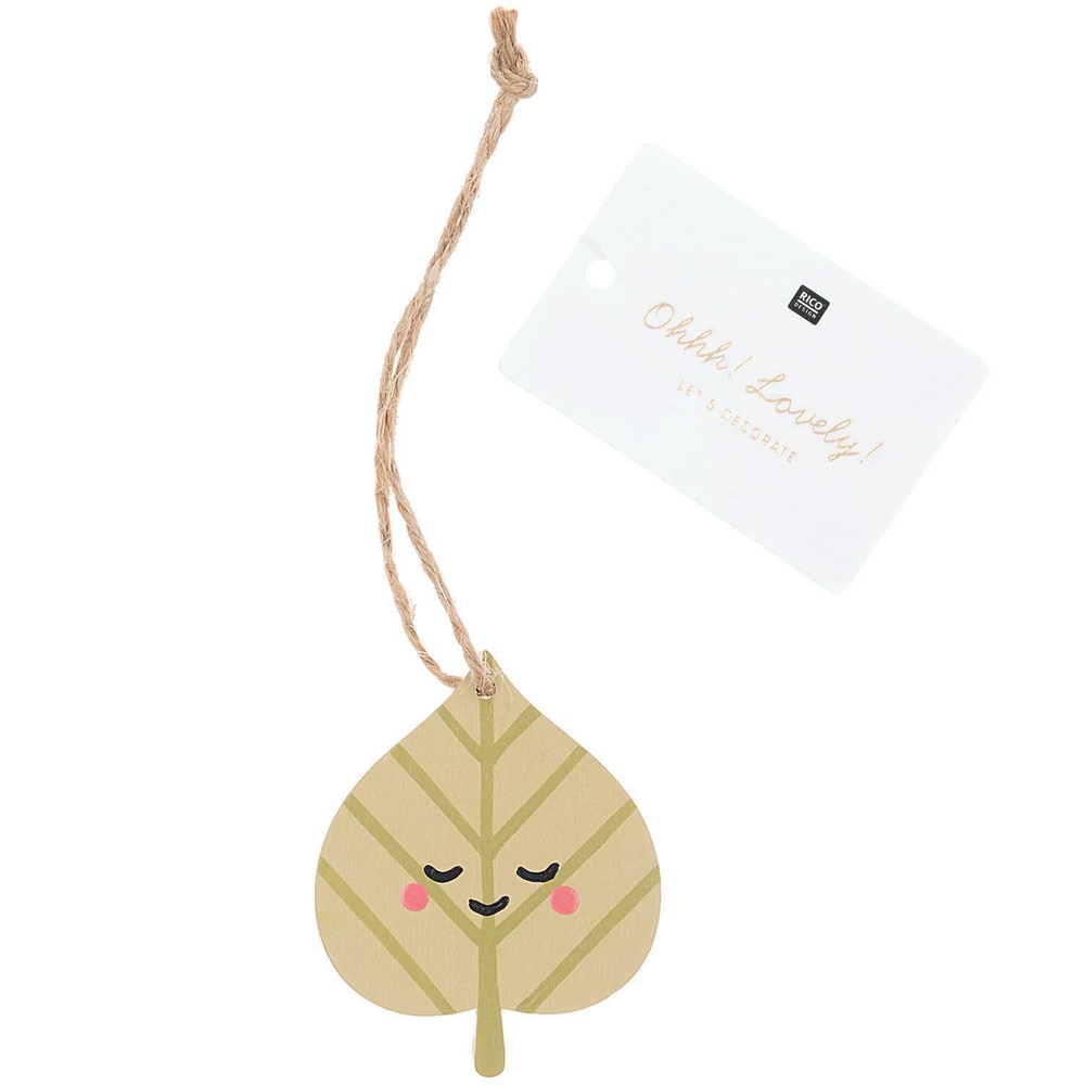 PEND. FEUILLE D AUTOMNE BOIS-(937825)